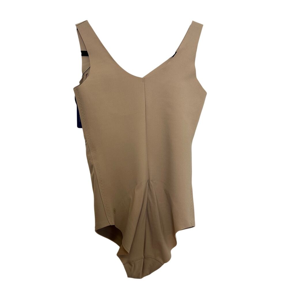 Honeylove LiftWear Tank Bodysuit S Beige Sculpt Shapewear Built In Bra NWT - Picture 3 of 13